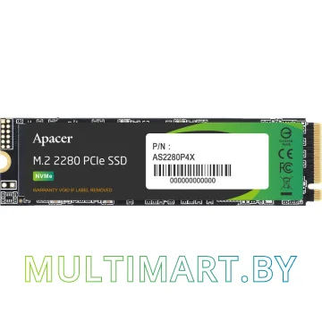 SSD диск Apacer AS2280P4X 512GB (AP512GAS2280P4X-1)